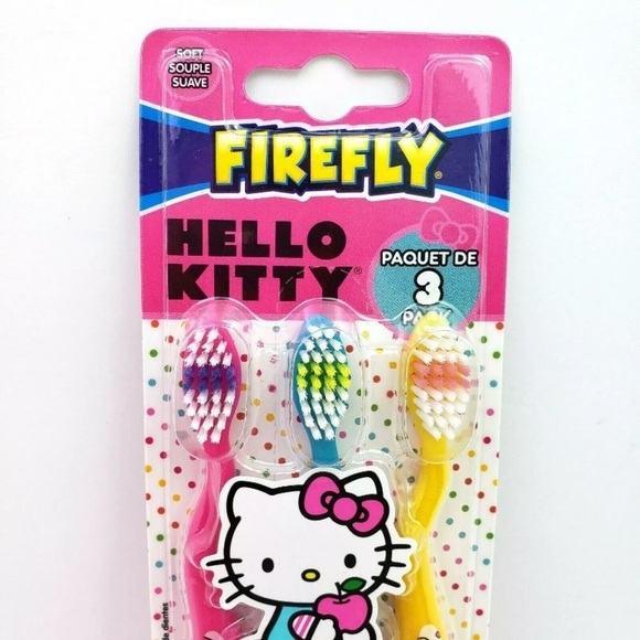 🆕 Firefly Hello Kitty Kid’s Toothbrushes - Picture 2 of 4